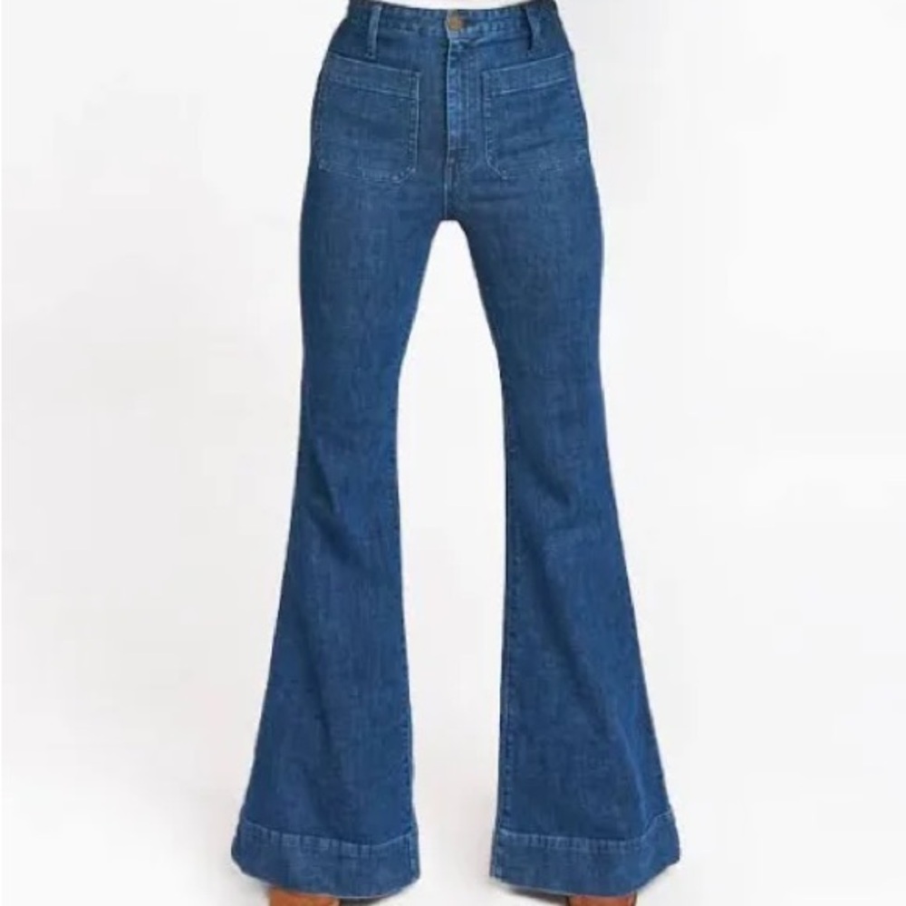 NWT SHOW ME YOUR MUMU FARRAH FLARE TROUSER